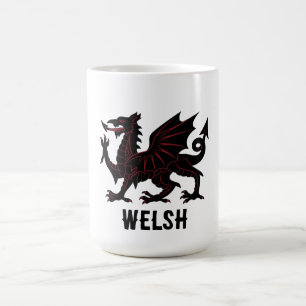 Caneca De Café Dragão Galês