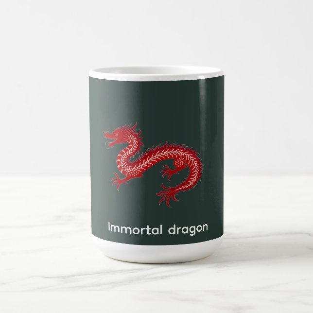 Caneca De Café Dragão Imortal (Centro)