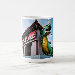 Caneca De Café Dragão Imperial Chinês