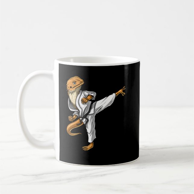 Caneca De Café Dragão Karate (Esquerda)