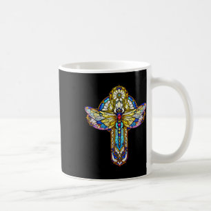 Caneca De Café Dragão Libélula Cruz Bíblia Cristã Religiosa F