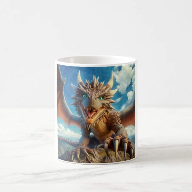 Caneca De Café Dragão-Montanha (Centro)