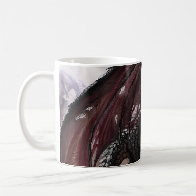 Caneca De Café Dragão Na Caverna (Esquerda)