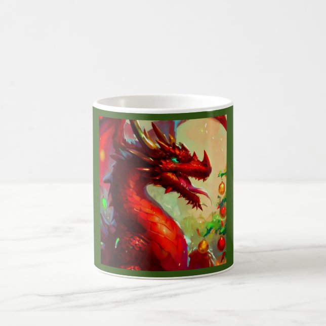 Caneca De Café Dragão Natal 1 (Centro)
