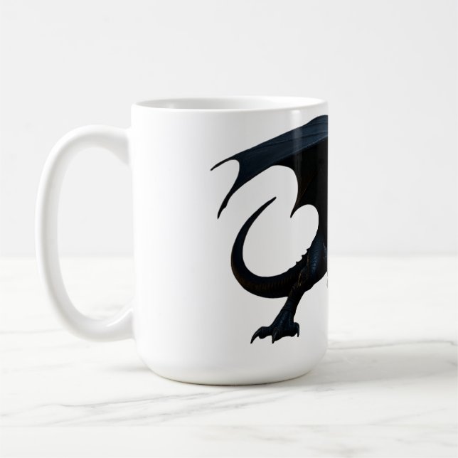 Caneca De Café Dragão Ninja (Esquerda)