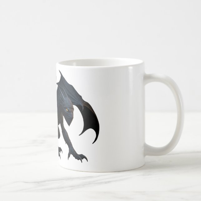 Caneca De Café Dragão Ninja (Direita)