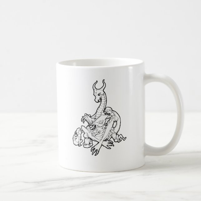 Caneca De Café Dragão Storytime (Direita)