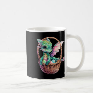 Caneca De Café Dragão Verde-Cento, Páscoa, Caça De Ovos