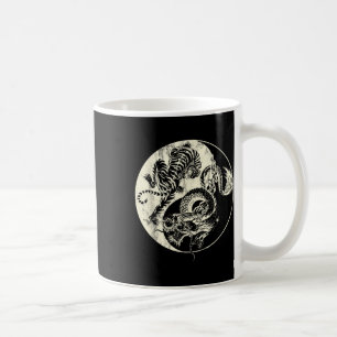 Caneca De Café Dragão Vs Tiger Tattoo! Yin E Yang Beast Fight