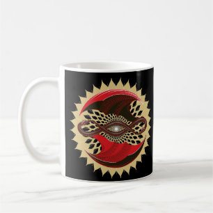 Caneca De Café Dragões Invertidos