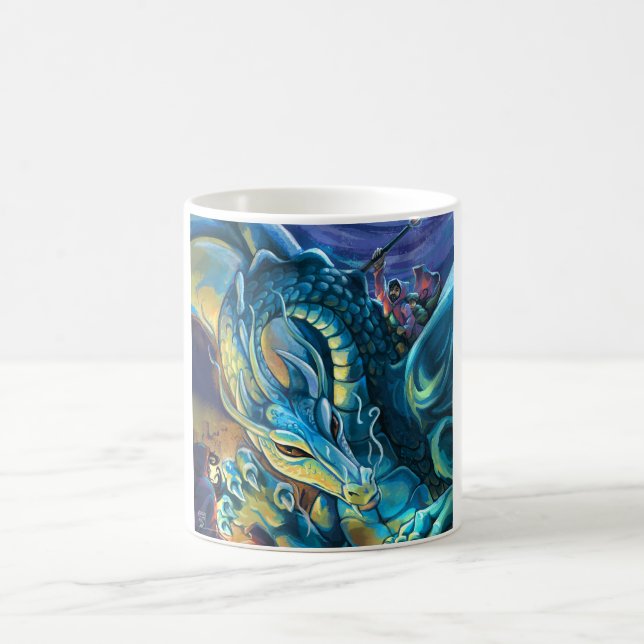 Caneca De Café Dragon Rider e Sorcerer (Centro)