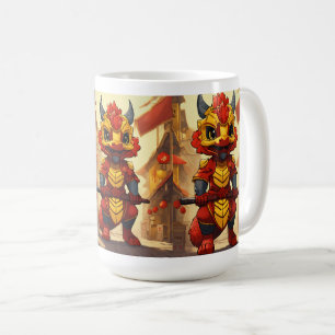 Caneca De Café Dragon Skull Mug