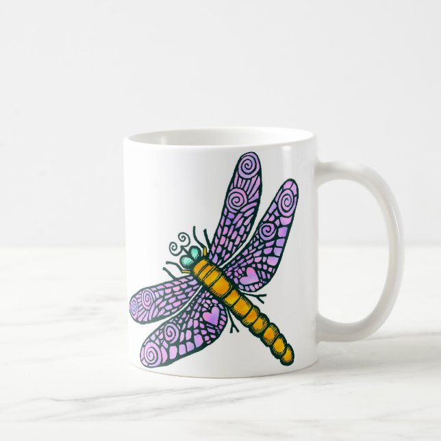 Caneca De Café Dragonfly (Direita)