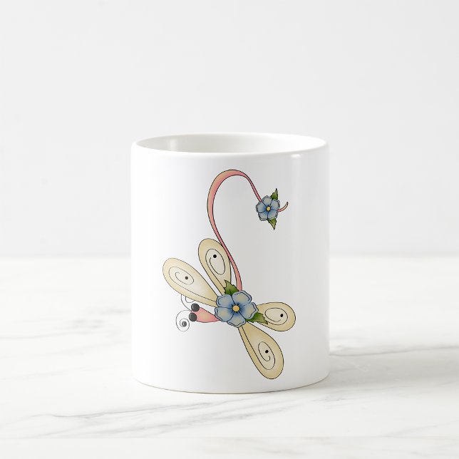 Caneca De Café Dragonfly (Criador carregado)