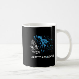 Caneca De Café Dragonfly Azul Tipo 1 Dia de Sensibilização para a