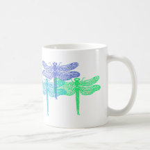 Dragonfly Blues Mug
