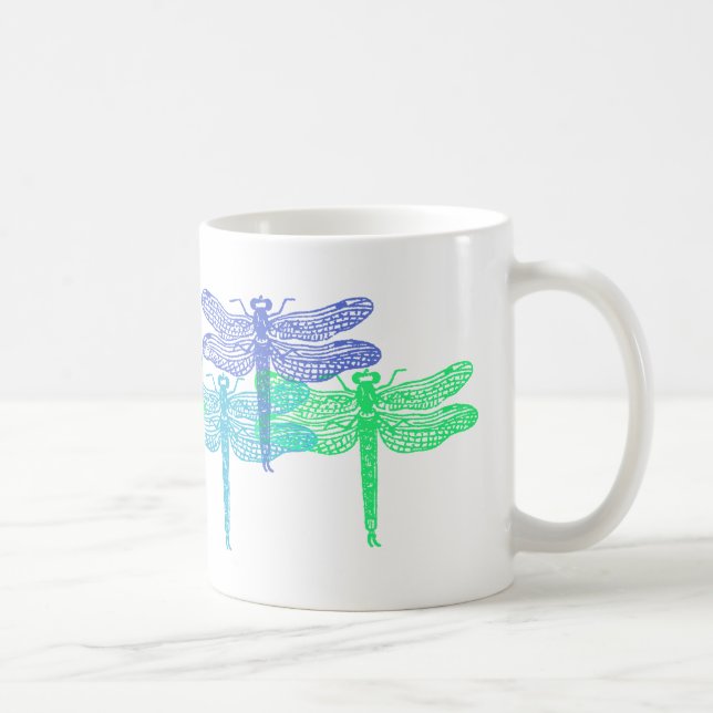 Caneca De Café Dragonfly Blues Mug (Direita)