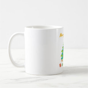 Caneca De Café Dragonfly Christmas Tree Gift