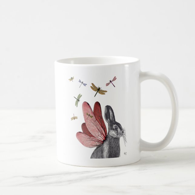 Caneca De Café Dragonfly Hare (Direita)