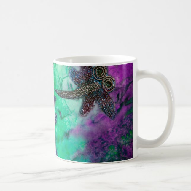 Caneca De Café Dragonfly Magic (Direita)