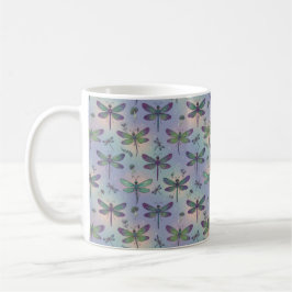 Caneca De Café Dragonfly Pattern