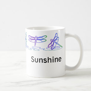 Caneca De Café Dragonfly Personalizada Mug Moderna