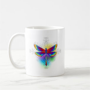 Caneca De Café Dragonfly Poligonal