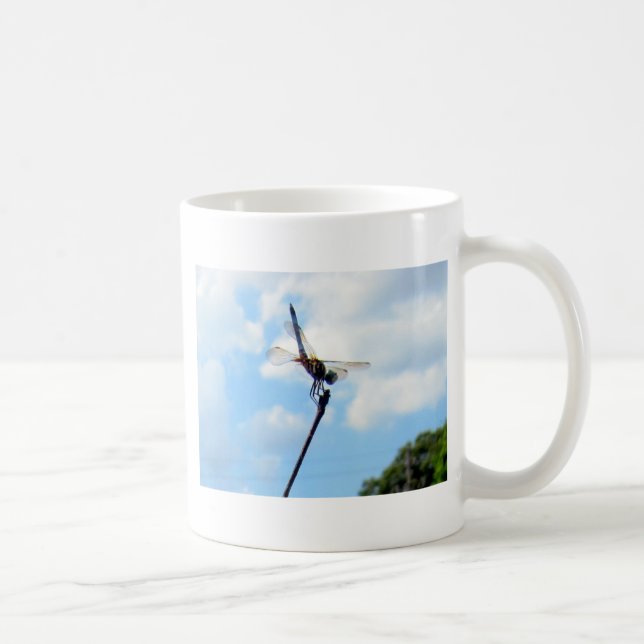 Caneca De Café Dragonfly ~ Prepare para descolagem (Direita)