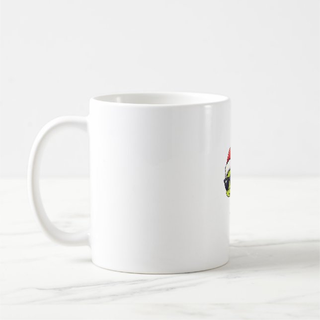 Caneca De Café Dragonfly Santa Hat Engraçado Xmas Kids (Esquerda)
