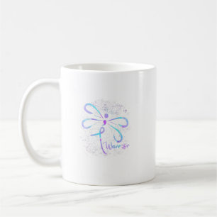 Caneca De Café Dragonfly Semicolon Prevenção Suicídio Sensibiliza