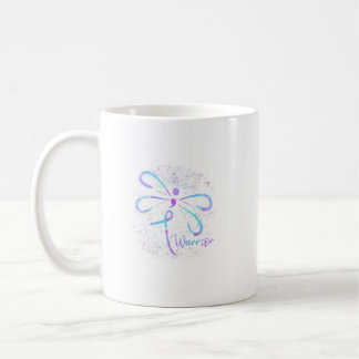 Caneca De Café Dragonfly Semicolon Prevenção Suicídio Sensibiliza