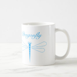 Caneca De Café Dragonfly - Tornozelo Branco Clássico 11 oz