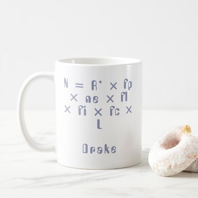 Caneca De Café Drakes Equation Mug (Com Donut)