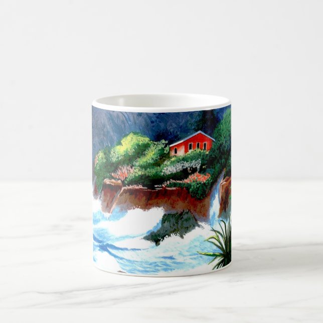 Caneca De Café Dramatic Island Paradise Coffee Mug (Centro)