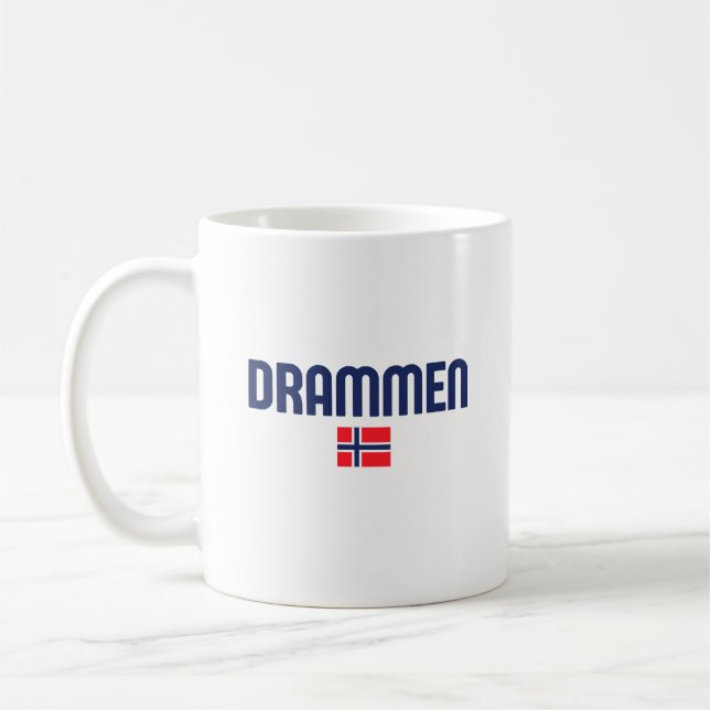 Caneca De Café DRAMMMEN Noruega (Esquerda)