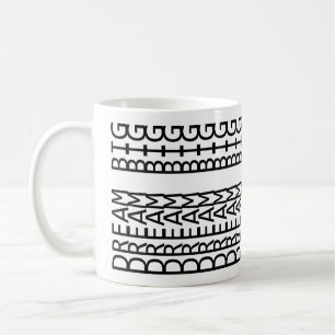 Caneca De Café Dream Big Decorative Ornament Art