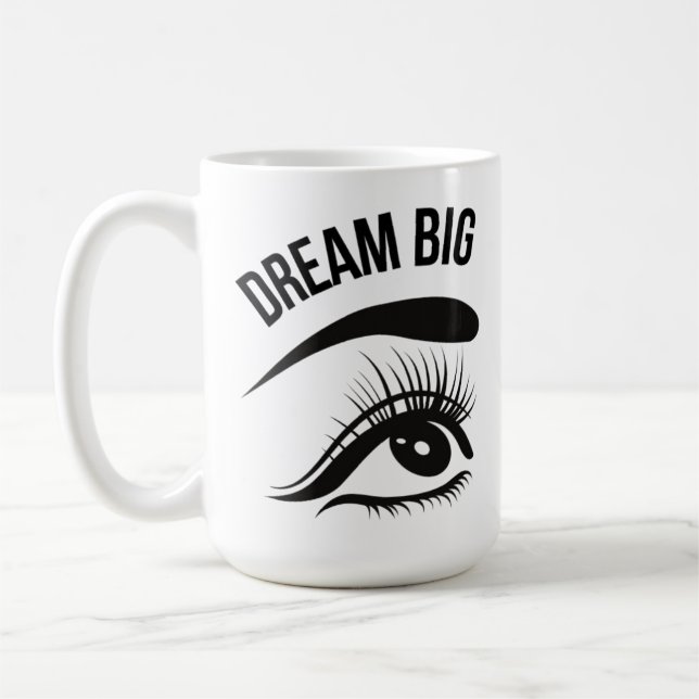 Caneca De Café Dream Big Optician Eye (Esquerda)
