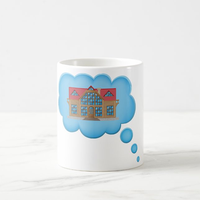 Caneca De Café Dream Home (Criador carregado)