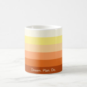Caneca De Café Dream Plan Do - Motivational Gradient