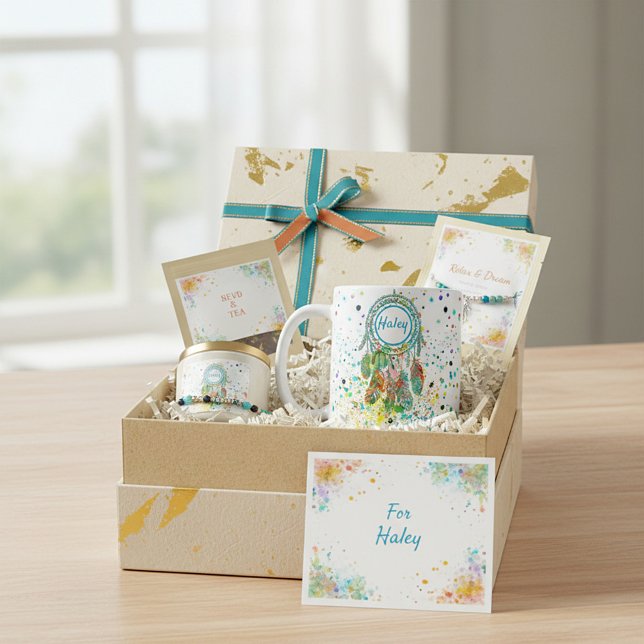 Caneca De Café Dreamcatcher splatter personalized  coffee mug (Criador carregado)