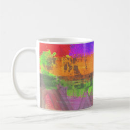 Caneca De Café "Dreaming in the Millions" abstract art coffee mug