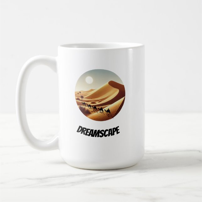 Caneca De Café Dreamscape Desert Sunset - Aventura Sahara (Esquerda)