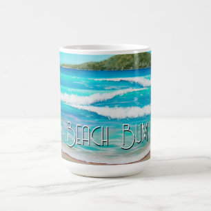 Caneca De Café Dreamy Beach Blue Waves pintando a Austrália