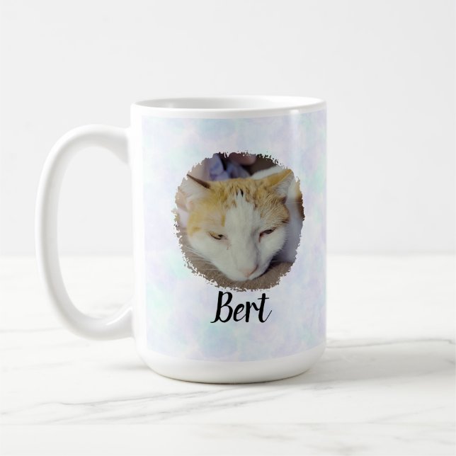 Caneca De Café Dreamy Blue Photo (Esquerda)