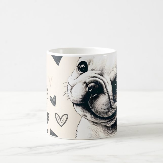 Caneca De Café Dreamy Frenchie (Centro)