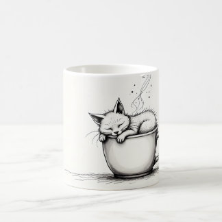 Caneca De Café Dreamy Kitten