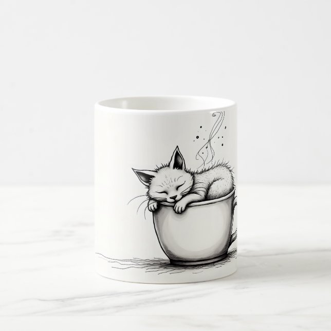 Caneca De Café Dreamy Kitten (Centro)