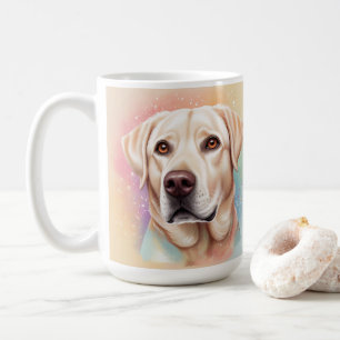 Caneca De Café Dreamy Labrador Retriever Retrato Mágico