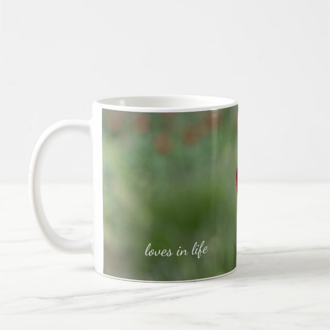 Caneca De Café Dreamy Red Poppy (Esquerda)