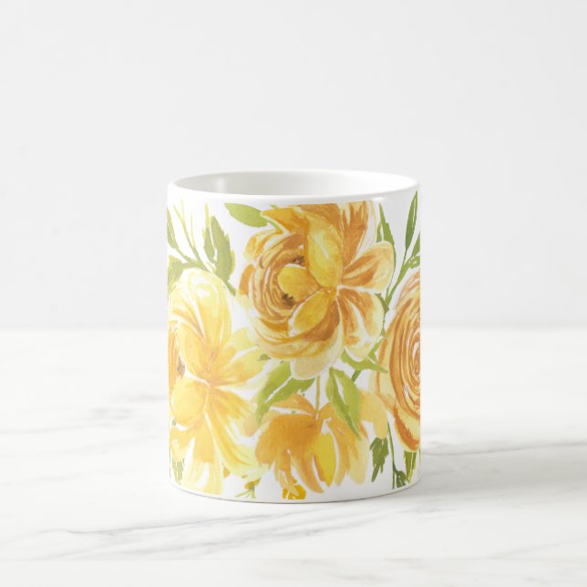 Caneca De Café Dreamy Yellow Rose (Centro)